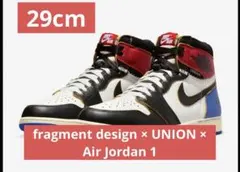 fragment design × UNION × Air Jordan 1