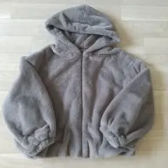 美品 Ray Cassin レイカズンフード付き ブラウン ファーコート