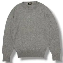 Johnstons OF ELGIN カシミヤ クルーネックニット グレー 38のサムネイル