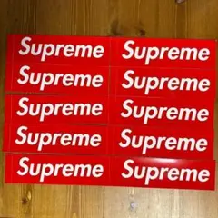 Supreme ロゴステッカー 10枚セット