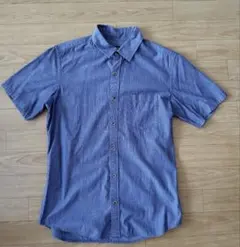 半袖シャツ　ネイビー