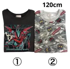 しまむら　BANDAI　仮面ライダー　ゼッツ　ガヴ　　裏起毛　トレーナー　2枚のサムネイル