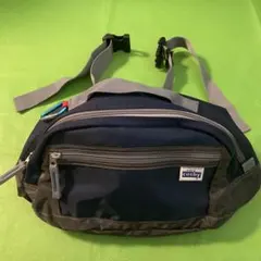 GERRY cosby ボディバッグ ウエストポーチ ネイビー　エースバッグ