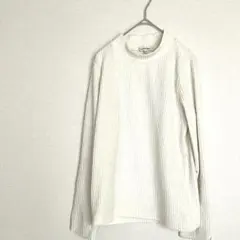 GLOBAL WORK ハイネックリブ長袖ニット