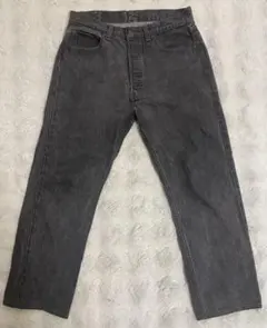 80s 90s 米国製 リーバイス 501 先染め ブラック W33