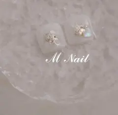 サロン人気デザイン♡ フットネイルチップ ♡現品orサイズオーダー