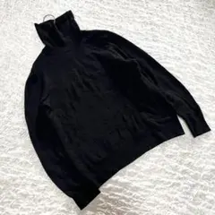 美品 クルチアーニ ハイゲージ タートルネック ニット セーター 伊製