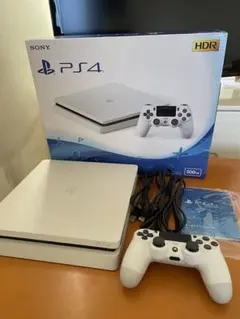 美品⭐︎PlayStation4 グレイシャーホワイト CUH-2200A B02