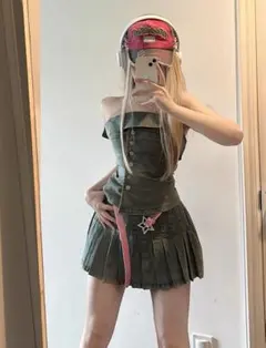 デニム　セットアップ