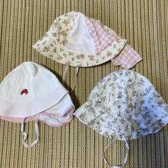 ベビー帽子　女の子帽子