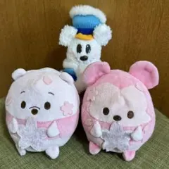 絨毛娃娃 烏菲 迪士尼 櫻花 米奇 雪人 冬天 維尼