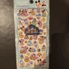 ディズニー　ミッキー&フレンズ　プチドロップステッカー　ボンボン　シール　ベビー