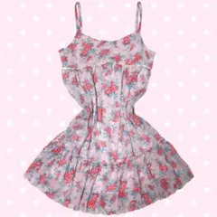 Lizlisa,Tralala,axes系 小花柄レース キャミソールチュニック