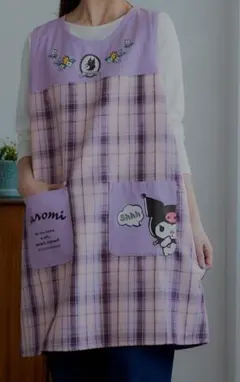 クロミちゃんエプロン 3L～4L 大きいサイズ