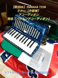 【極美品】YAMAHAヤマハ　アコーディオン 【未使用品】25鍵盤　希少 音楽 極美品】YAMAHAヤマハ アコーディオン 【未使用品】25鍵盤 希少