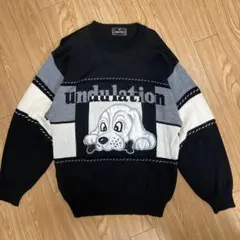 00s y2k crutch クラッチ　ガルフィー　キャラクター　ニットセーター