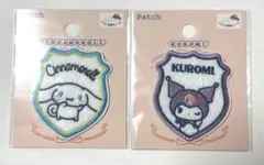 エンブレムワッペン シナモンロール クロミ サンリオ シール