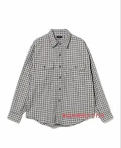 BEAMS ヘリンボーンワークシャツのサムネイル