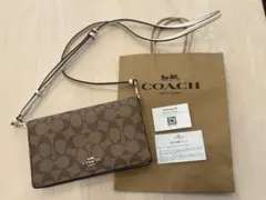 COACH モノグラムショルダーバッグ