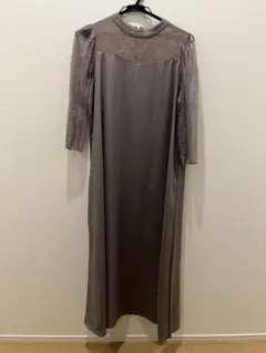 グレーパーティドレス