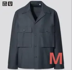 UNIQLO U ジャージーシャツジャケット 68 BLUE