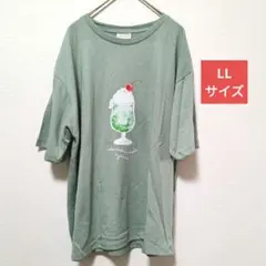 【新品タグ付き】TOCOROCOMUGI 猫イラスト Tシャツ LLサイズ