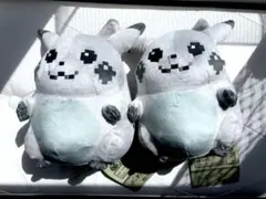 【タグあり】はじまりのピカチュウ ぬいぐるみ 2体セット ポケモン30th