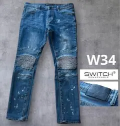 00s 鬼ヒゲ y2k wide denim 蜂の巣 ブラック archive - メルカリ
