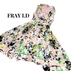 m*a様 FRAY I.D ノースリーブ　花柄　ワンピース　背中　フレア　ピンク