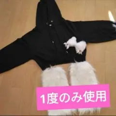 レディース パーカー トレーナー カチューシャ 猫耳 ルーズソックスのサムネイル