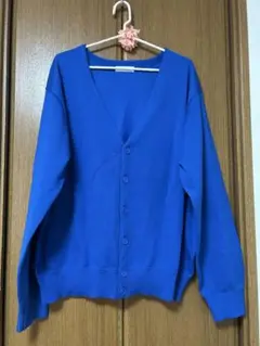 WEGO XL 青 Vネックカーディガン