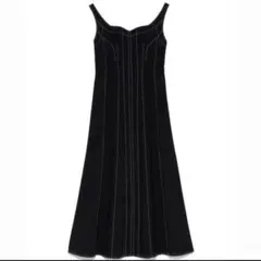 [スナイデル] ステッチコルセットライクジャンスカ