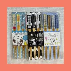 スヌーピー キャラクター お箸 4膳セット ×3種類