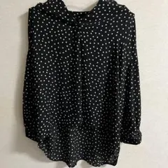 Quellechance ケルシャンス キーネック ブラウス ドット 水玉のサムネイル
