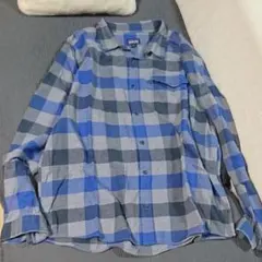 patagonia チェック柄ネルシャツ XL
