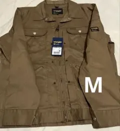 Wrangler ラングラー ワーク ジップアップジャンパー　長袖　モカ Mのサムネイル