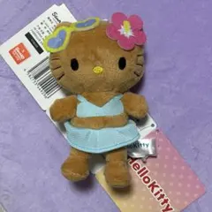 【匿名配送】ハローキティXOXOギャルVol.2 マスコット 日焼けキティ