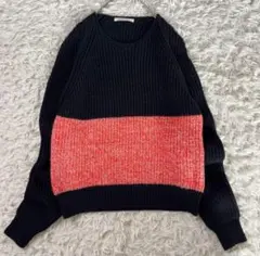 バイカラー ニット