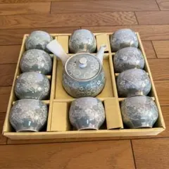 九谷焼•宝岳】急須と蓋付き湯呑み5客セット - メルカリ