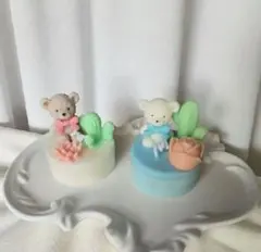 ソイキャンドル　クマキャンドル　アロマキャンドル　キャンドル　韓国キャンドル A