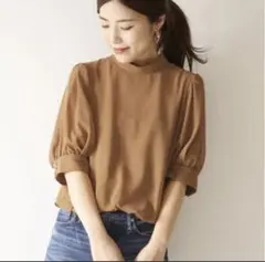 Spick & Span　ドットシフォン　ベルスリーブ　ブラウス　¥13,200のサムネイル