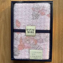 未使用 HANAEMORI ピンク 花柄 フェイスタオル ハナエ モリ
