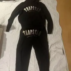 TRAPSTAR ブラック フーディー パンツ セット