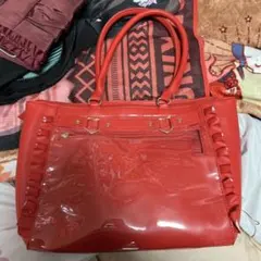 【傷みあり】ザッカマートA4サイズハートバックルトート痛バッグ