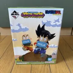 ドラゴンボール A賞　孫悟空&クリリン牛乳配達フィギュア