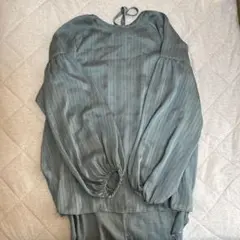グリーンレーベルシフォンブラウス