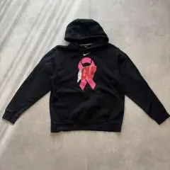 NIKE プリント　パーカー　M ブラック