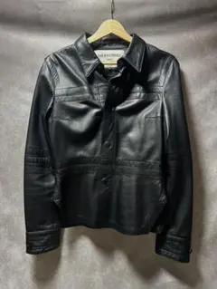 Archive 90s ダークビッケンバーグ レザー シャツジャケット ブラック