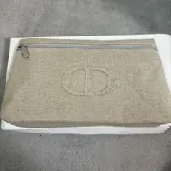 DIOR ベージュ ポーチ