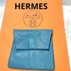 新品 HERMES エルメス ミニフォトケース 2つ折り レザー 箱付き